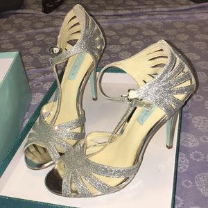 Sparkly Sliver Heels